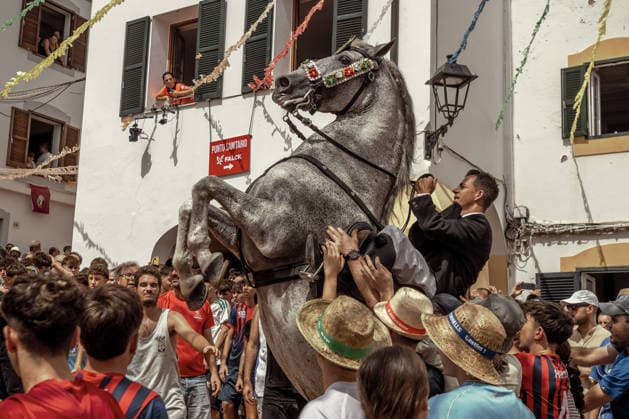 Spain, San Bartomeu Festival in Ferreries