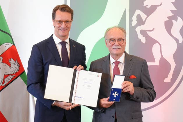 North Rhine-Westphalia: Bernhard Conin receives the Order of Merit of the State of North Rhine-Westphalia