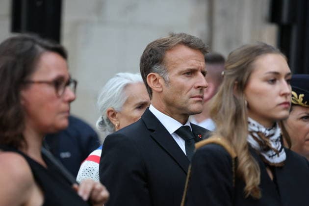 France, the funeral of François Patriat in Semur-en-Auxois