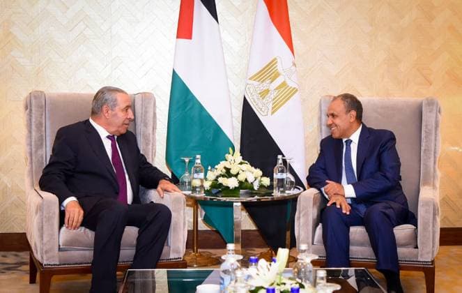 Egypt: Badr Abdelatty welcomes Hussein al-Sheikh in El Alamein