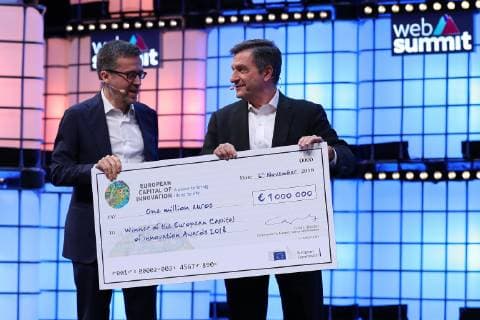 Lisbon, Web Summit, Athens receives European Innovation Award