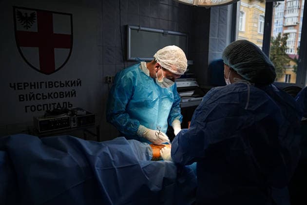 The war in Ukraine: impressions from a military hospital in Chernihiv