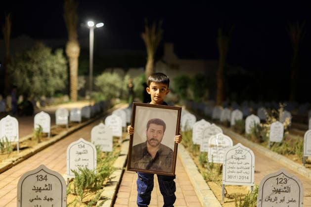 Syria: People commemorate the victims of the 2012 massacre