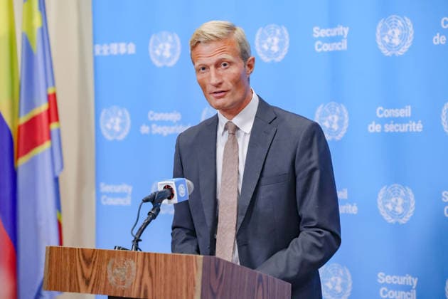 United Nations in New York, Carl Skau press conference