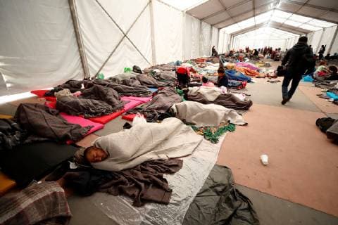 Migrants from Central America in Mexico