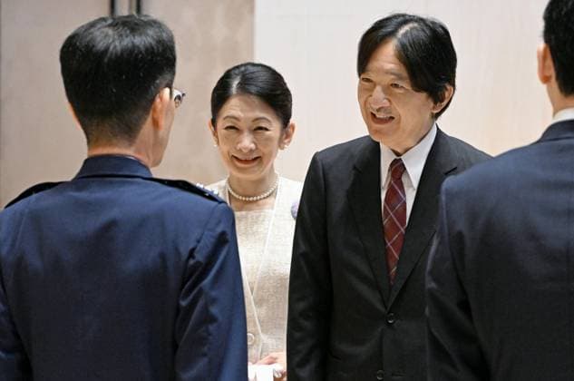 Royals, Crown Prince Fumihito and Crown Princess Kiko return from their trip to Paraguay
