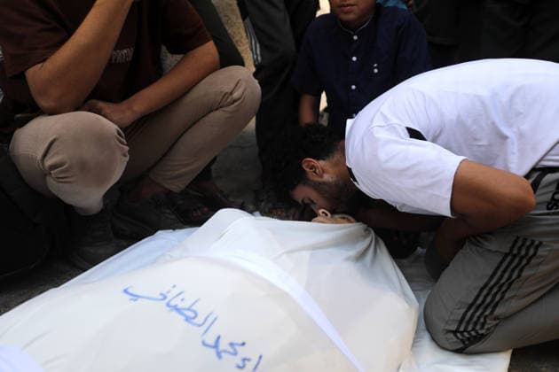 Middle East conflict, Gaza, funeral in Jabalia