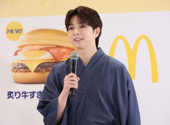 Celebrity Daichi Shiozaki during a promotional event in Tokyo