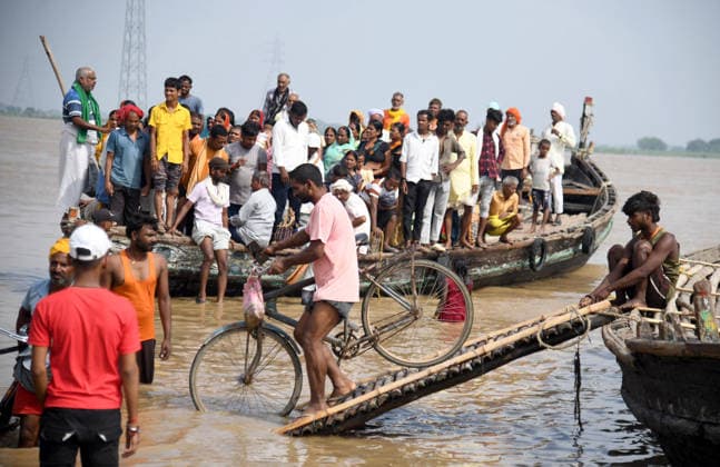 India, Ganges flood