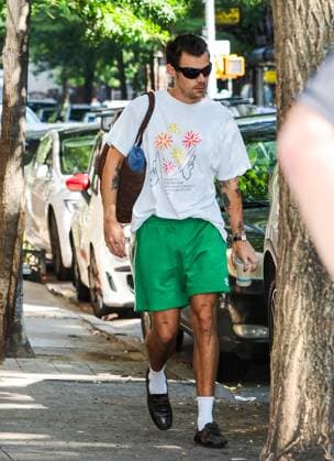 Celebrity: Harry Styles out and about in New York City