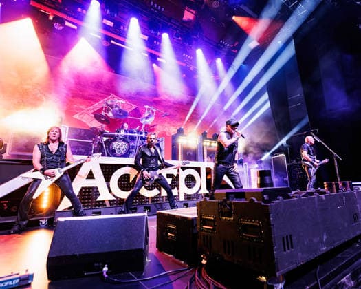 Music, Accept concert in London