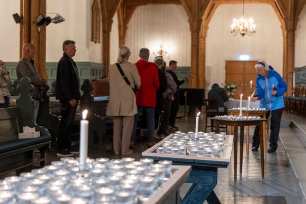 Royals, Death of King Harald of Norway, Mourning in Kristiansand