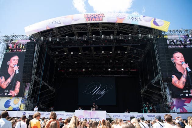 Music, Superbloom Festival at the Olympic Park in Munich, Victoria Claudia Zechner concert