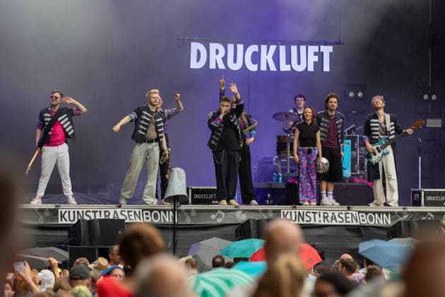 Music, KunstRasen in Bonn, Druckluft concert