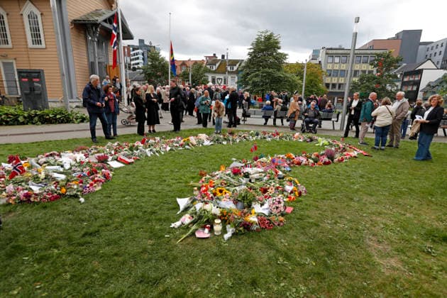 Royals, Death of King Harald of Norway, Memorial service in Tromsø