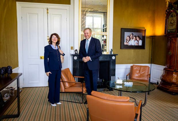 Royals, Netherlands: King Willem-Alexander welcomes State Secretary Annet Bertram in The Hague