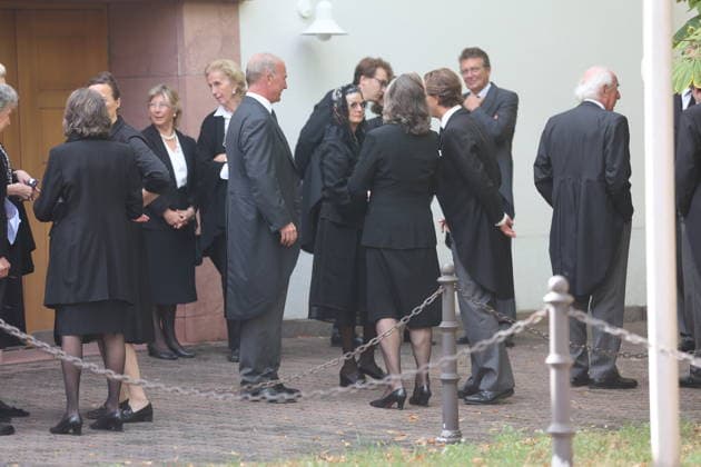 Royals, Requiem for Anastasia, Princess of Löwenstein-Wertheim-Rosenberg, née Princess of Prussia, in Kleinheubach