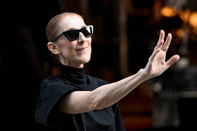 Celebrity: Celine Dion in Paris