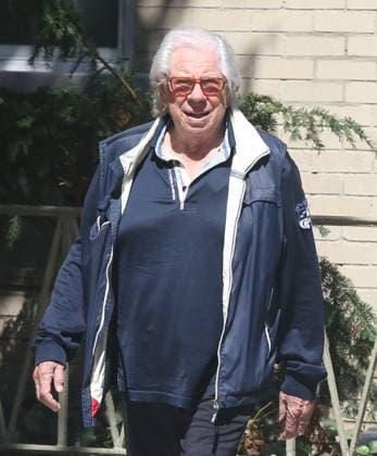 Celebrity: Carl Bernstein out and about in New York
