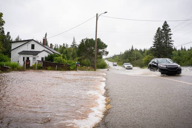 Canada, flooding in Richmond County