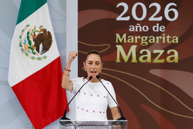 Mexico: Claudia Sheinbaum at an event in Saltillo