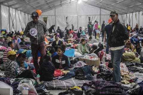 Migrants from Central America in Mexico