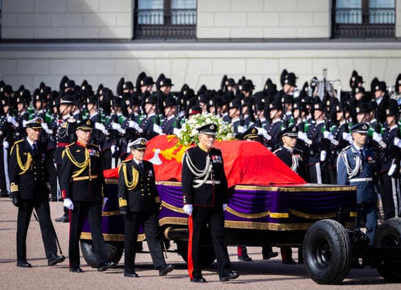 Royals: Funeral service for King Harald V of Norway in Oslo