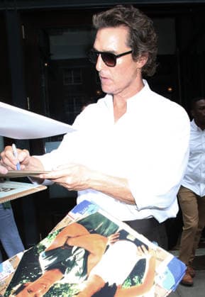 Celebrity: Matthew McConaughey and Camila Alves out and about in New York