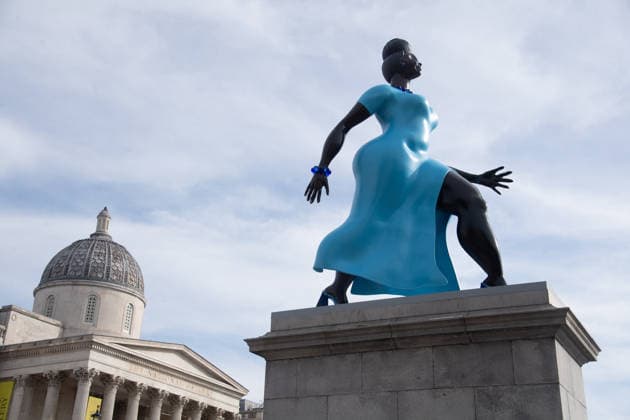 Arts, UK, ‘Lady in Blue’ unveiled on the Fourth Plinth in London