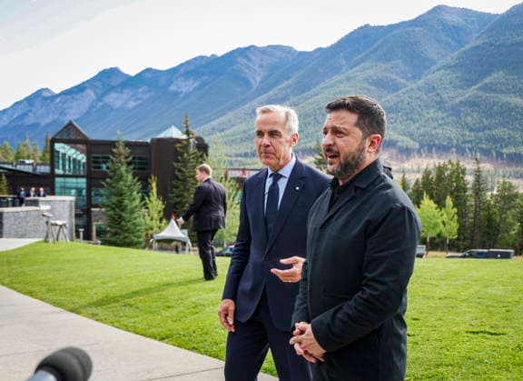 Canada, Mark Carney and Volodymyr Zelenskyy in Banff