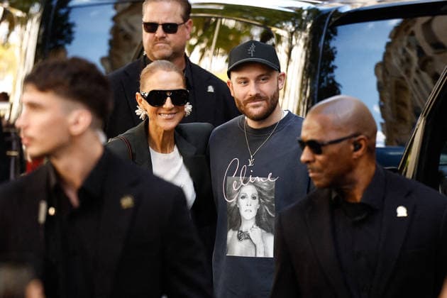 Celebrity: Celine Dion in Paris