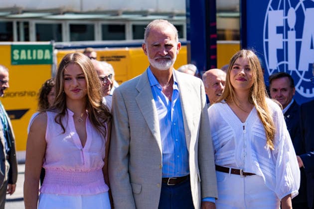 Royals: Spanish Royal Family attend the Spanish Formula 1 Grand Prix in Madrid