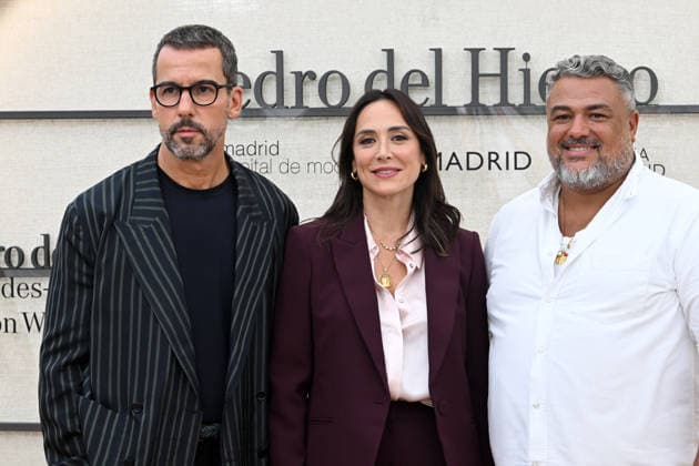 Madrid Fashion Week, guests at the Pedro del Hierro fashion show