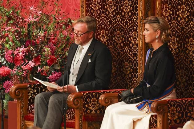 The Netherlands, Prinsjesdag in The Hague, speech by King Willem-Alexander at the Royal Theatre