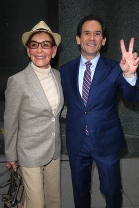 Celebrities and stars outside ABC Studios in New York