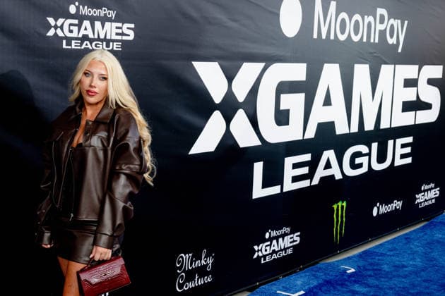 Red Carpet, MoonPay X Games League Winter Draft Blue Carpet in Los Angeles