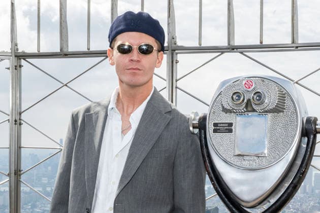 Celebrity Jamie Miller visits the Empire State Building