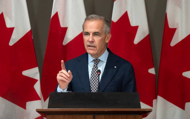 Canada: Mark Carney addresses the caucus in Ottawa