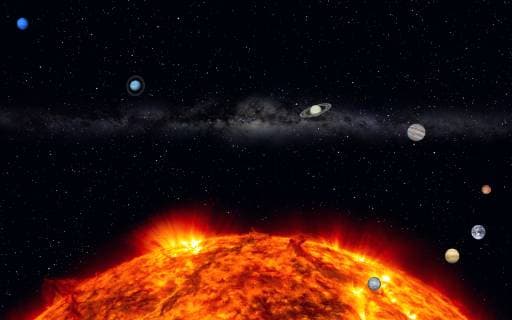 IMAGO Creative, Solar system planetary system - icon images