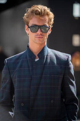 London Fashion Week, guests at the Erdem fashion show