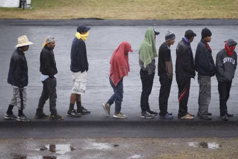 Migrants from Central America in Mexico