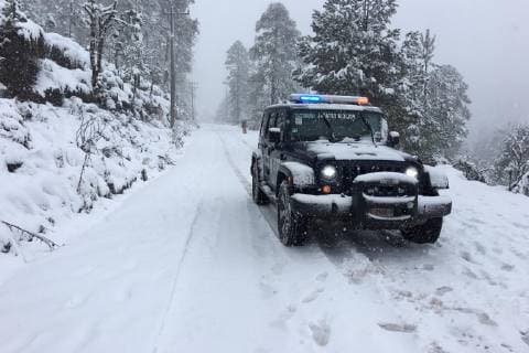Mexico, onset of winter at Nevado de Toluca