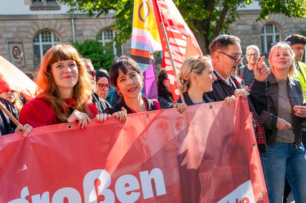 Germany: Demonstration against cuts to social services in Berlin
