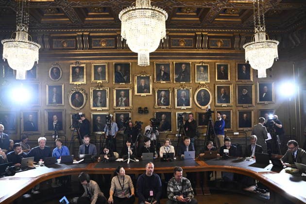 Stockholm, announcement of the winners of the Nobel Prize in Chemistry
