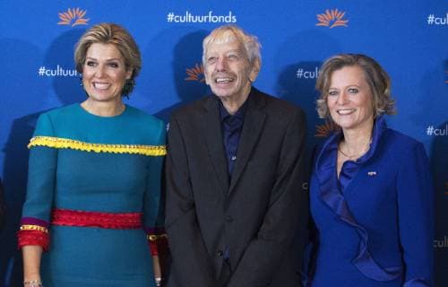 Netherlands, Reinbert de Leeuw receives cultural award from Queen Maxima in Amsterdam
