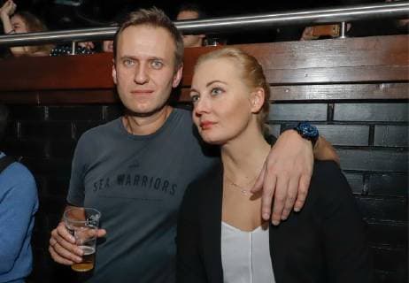 Moscow, Alexej Nawalny visits charity concert