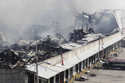 Mexico, fire in Edomex store