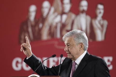 Mexico, Press Conference Manuel Lopez Obrador