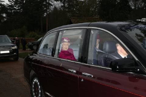 Great Britain, Royals attend church service in Sandringham