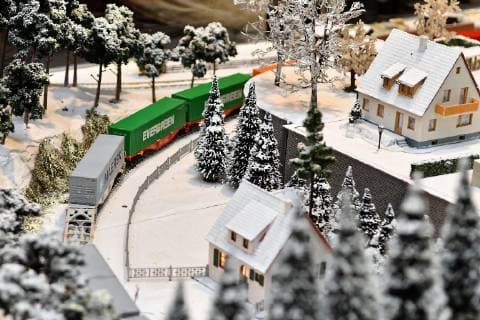 Zörbig, New Year meeting of model railways at Gut Mößlitz